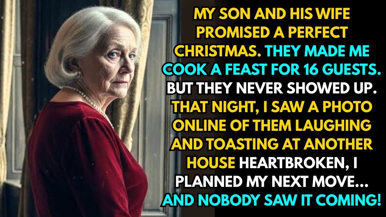 TRUE STORY: My Son and His Wife Made Christmas Dinner For 16... And Left Me Alone At The Empty Table
