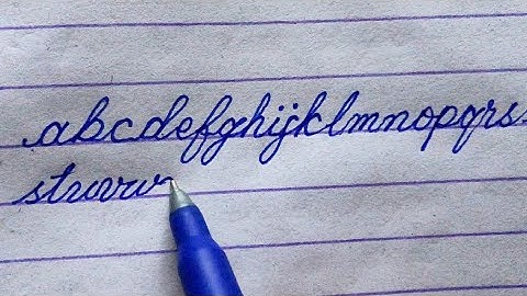 How to attach alphabets in Cursive handwriting| how to connect letters in cursive writing|attach abc