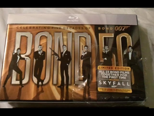 Bond 50: Complete 23 James Bond Films Collection (1962-2012