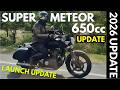 Super Meteor 650 New Suspension Tested Major Improvement Launch Update Super Meteor 650 New Suspension Tested Major Improvement Launch Update