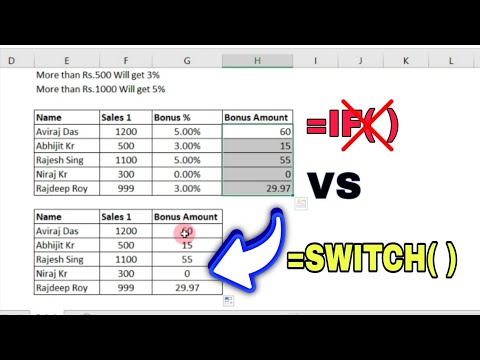 Say Goodbye To IF Statement In Excel With SWITCH