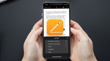 How to Show Word Count in Pages on iPhone and iPad