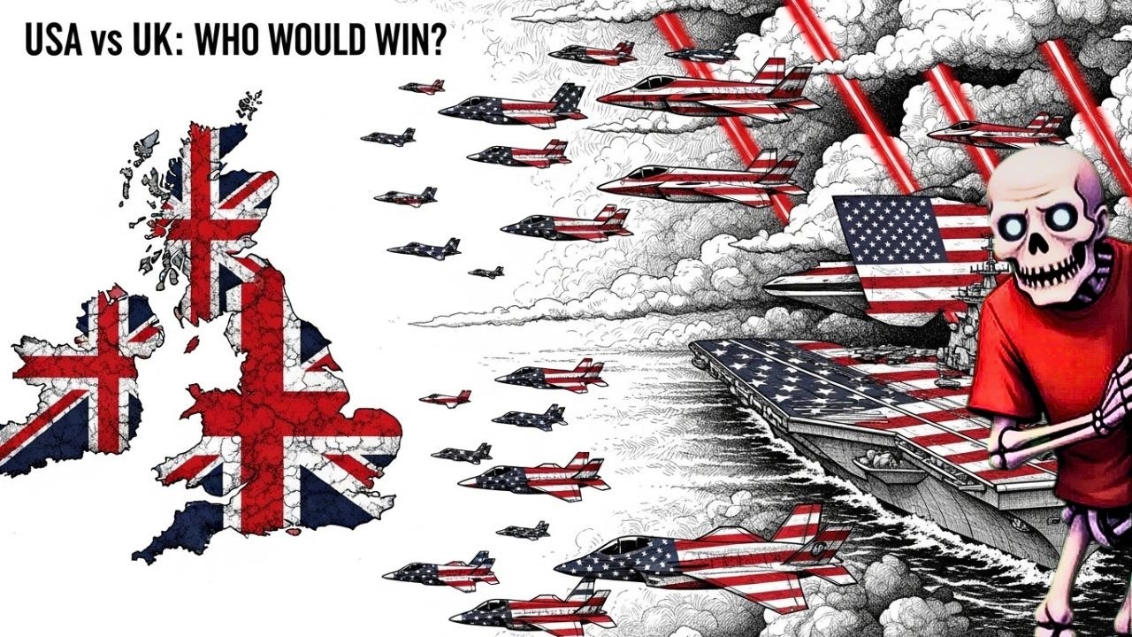 US vs  UK Military Power