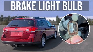 How to Replace Brake Light Bulb - Subaru Outback (2009-2014)