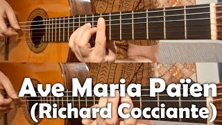 PDF Sample Ave Maria Paїen from Notre Dame de Paris musical guitar tab & chords by Eugen Sedko.