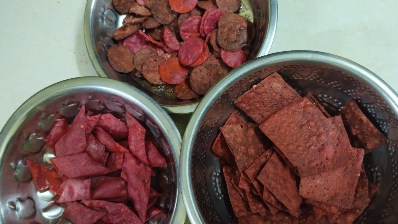 💗✨ TASTY 🤤 AND HEALTHY 💯 CRISPY BEETROOT CHIPS RECIPE IN TAMIL 😍 FOLLOW FOR MORE VIDEOS 😻💫