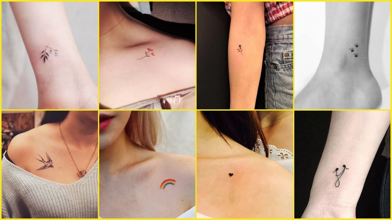 Simple Tattoo Design For Girls | Small Tattoo Designs | Blossom Trends -  YouTube