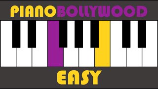 Papa Kehta Hain - Easy PIANO TUTORIAL - Stanza [Left Hand]