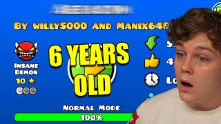 This 6 YEAR OLD Insane Demon by MANIX and Willy5000 Was Just Rated...
