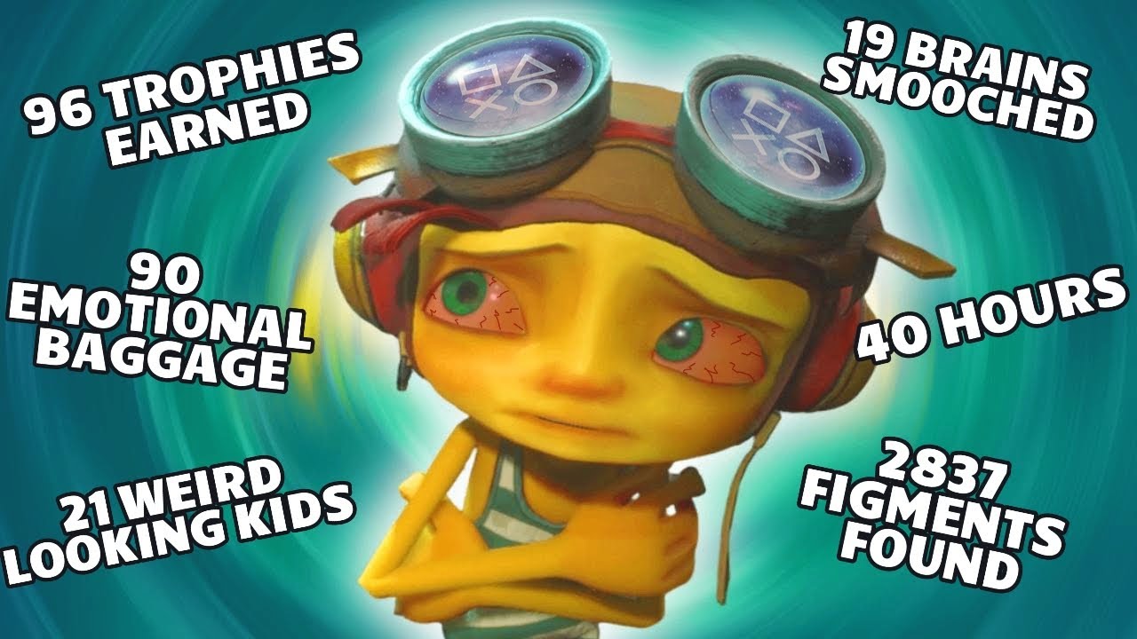 Я получил платину за ВСЕ игры серии Psychonauts!