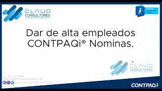 CONTPAQi HIGH STAFF PAYROLL