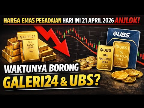  Harga Emas Pegadaian Hari Ini 21 April 2026 Anjlok! Waktunya Borong Galeri24 & UBS?