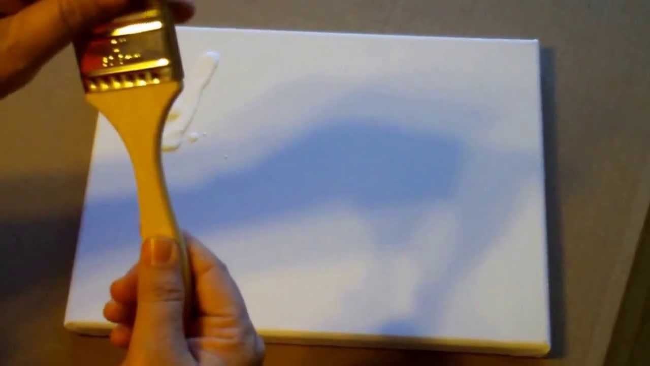 How To Gesso A Canvas For Oil Painting 