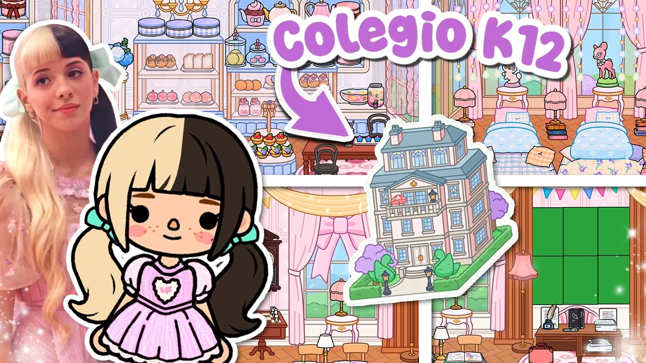 Hago la ESCUELA de MELANIE MARTINEZ 💝 en la NUEVA Mansión Campestre de TOCA BOCA
