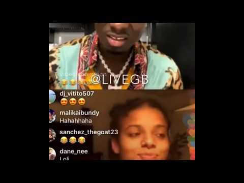 NEW IG LIVE WITH MY SIDE GF KK - MICHAEL BLACKSON