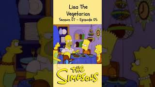 Homer And Lisa Argue At Dinner