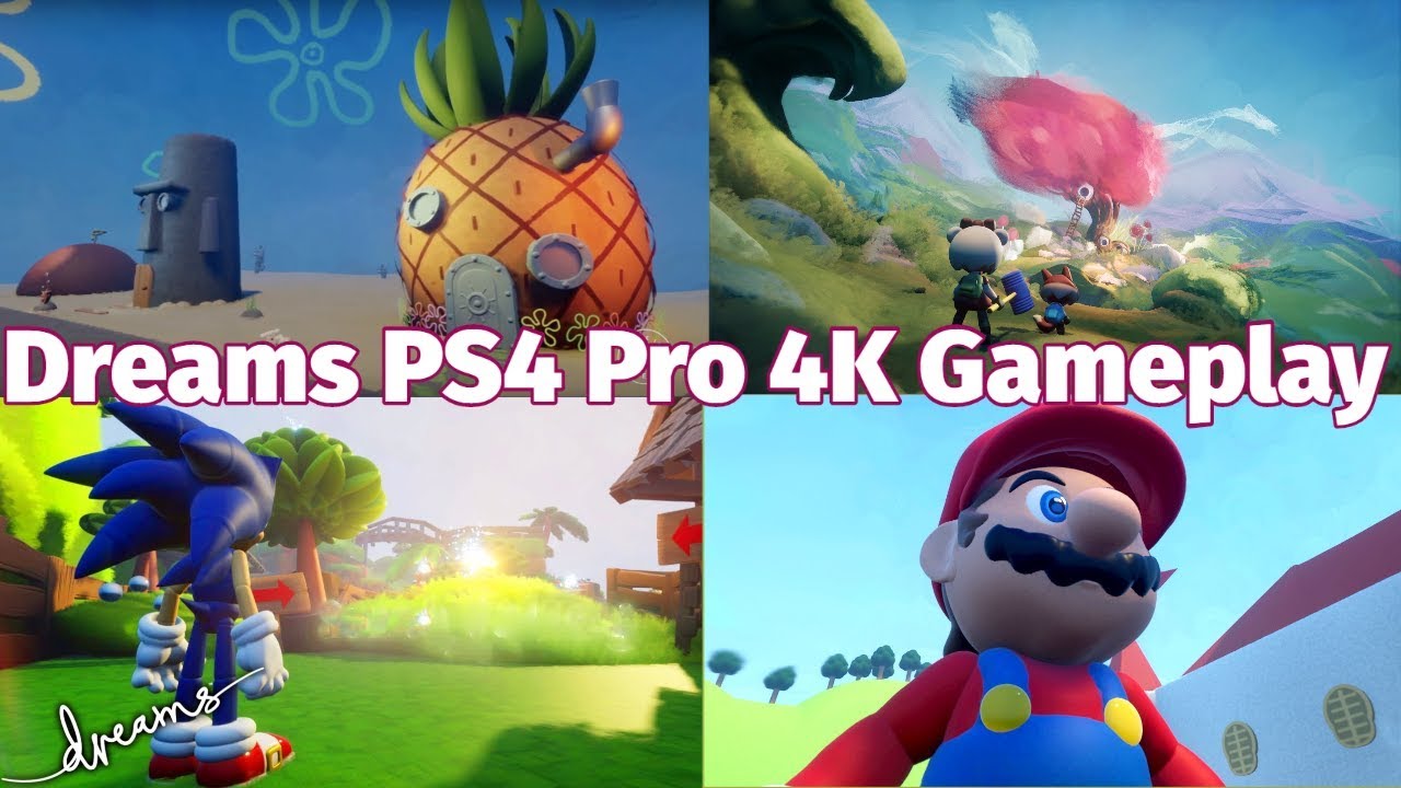 DREAMS PS4 Pro Gameplay Walkthrough | Mario and Sonic Dreams Gameplay