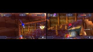 Sonic Rivals 2 PlayStation Portable 2 player VS races 60fps screenshot 3