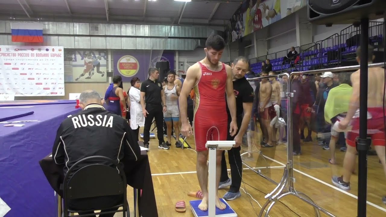 Взвешивание борцов