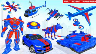 Robot Musang Berubah Jadi Mobil Dan Motor | Grand Fox Robot Car Battle - Rution Games screenshot 4