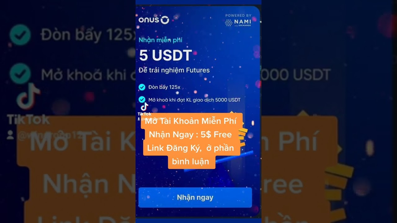 Nhận Miễn Phí 5USD