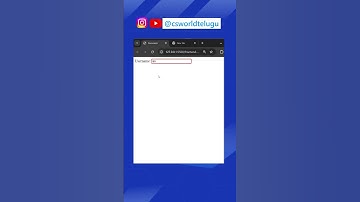 show form input error using css | forms in html telugu | html tutorials in telugu | css tutorials