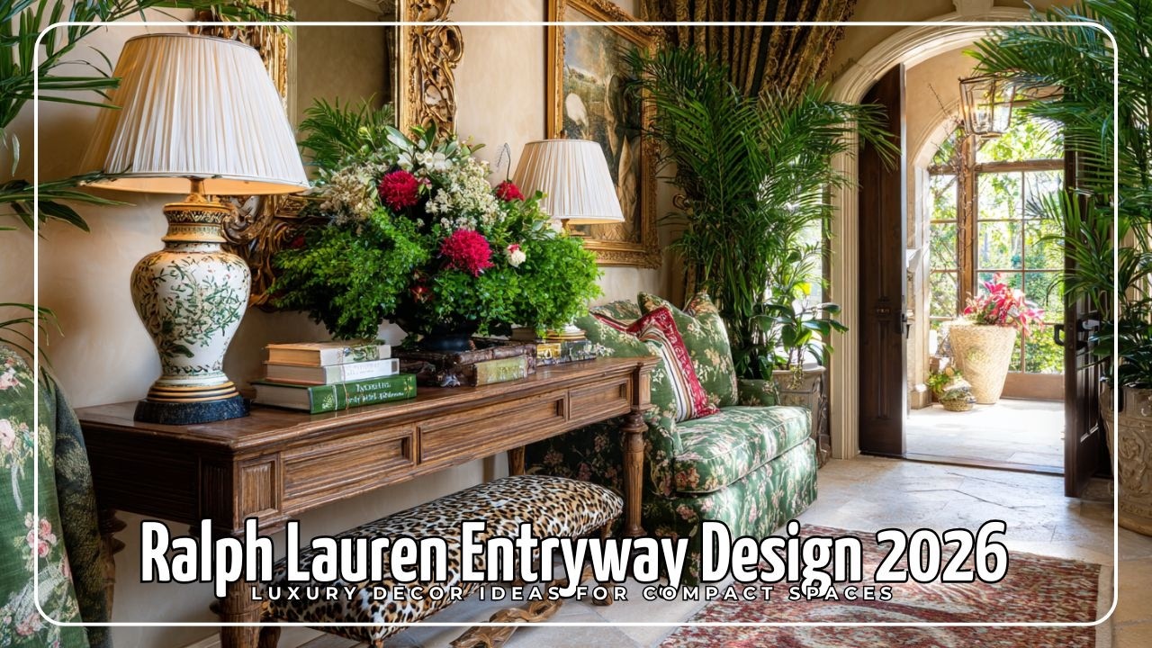 «Дизайн прихожей от Ralph Lauren 2026: идеи роскошного декора для компактных помещений»