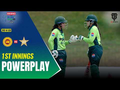 1st Innings Powerplay | Pakistan Women vs Sri Lanka Women | ODI Series 2026 | Match 03 | M9l1T