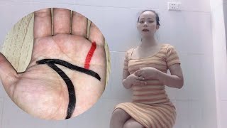 손금보는법! 부자손금 보는 법! 감정선 밑부분에서 시작되는 재운선 손금을 가진 사람은 기획력, 창의력이 뛰어…