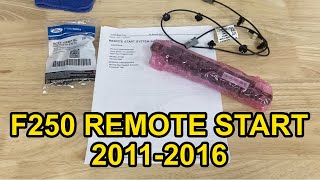 2011 2016 F250 OEM Remote Start Installation