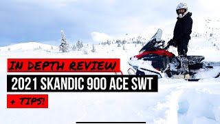 skidoo skandic swt 900 ace 2021 | in depth review and tips #skidoo #swt #900ace