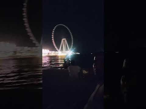Dubai night Beach enjoy