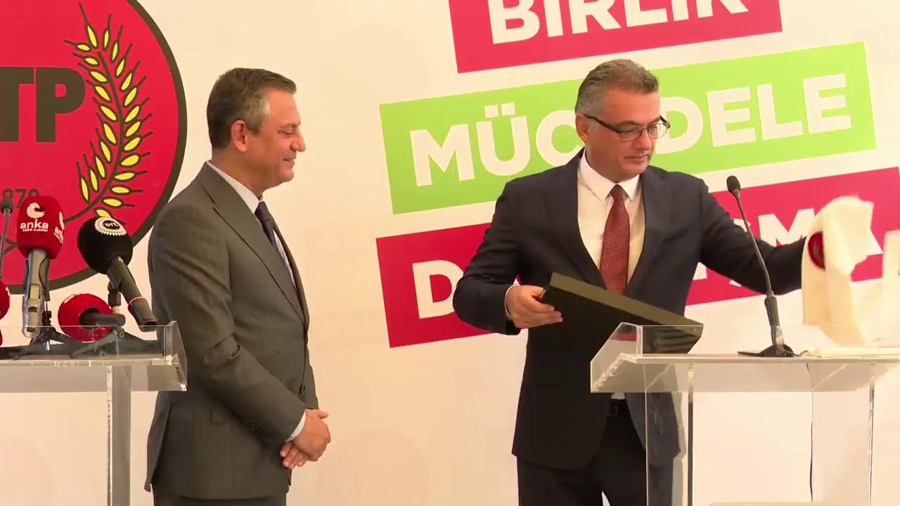 Cumhuriyetçi Türk Partisi Genel Başkanı Tufan Erhürman ile ortak açıklama yapıyoruz