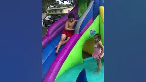 Shark club dry/  waterslide from amazon