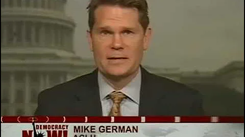 Mike German & Scott Crow Discuss FBI's Expanded Domestic Surveillance Program. 1 of 2