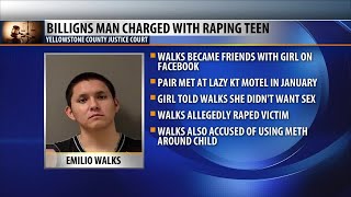 Billings man accused of rape, using meth around toddler