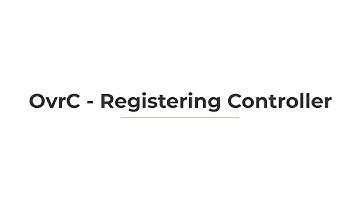 OvrC - Registering a Control4 Controller