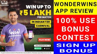 Wonder Wings Fantasy App Referral Code || New Fantasy App 100 Bonus Use 2022 || Wonderwins App screenshot 5