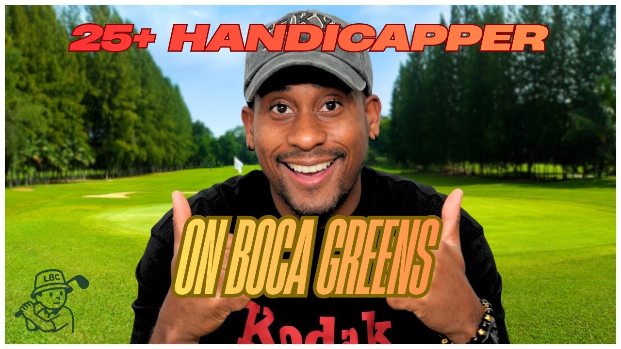 25+ handicap golfer plays back 9 at Boca Greens in Boca Florida 