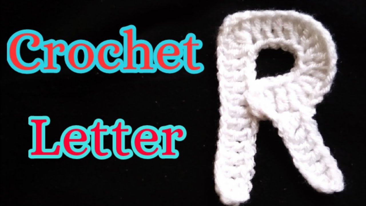 How to Crochet Letter R in malayalamYarn_and_hook YouTube