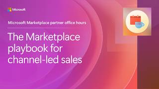 The Marketplace playbook for channel-led sales