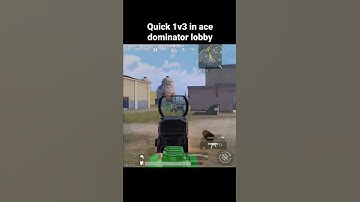 quick 1v3 in ace dominator lobby🔥