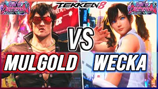 T8 🔥 Mulgold (Law) vs Wecka (Xiaoyu) 🔥 Tekken 8 High Level Gameplay