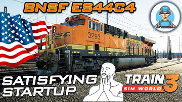 Satisfing Startup of BNSF ES44C4  Loco