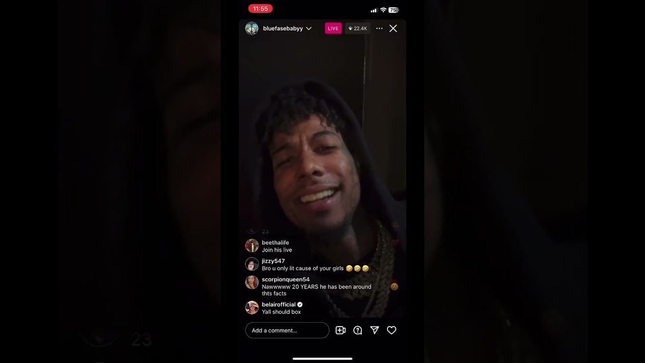 Blue face tells Soulja Boy That&rsquo;s why I fu$ked ya bi￼t*h and he wants the fade 🥶 #blueface #Soulja