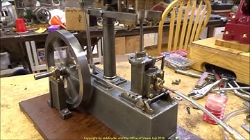 Stuart Beam Steam Engine Cleaned Up and Set Up (mostly set up)