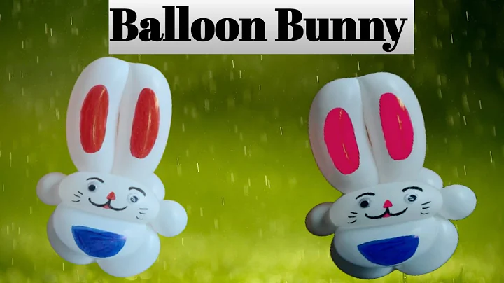 How To Make a Bunny Rabbit Balloon Animal- Balloon Bunny Tutorial