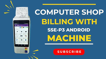 Computer Shop Billing Machine | Touch + Keypad POS Solution | Shree Shyam Handheld #pos #computer