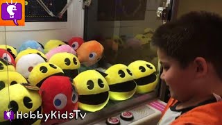 Family Fun ARCADE Day! Games + Prize Toys and Ticket Family Fun HobbyKidsTV