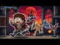 Jugando Castelvania Symphony mientras contamos historias de miedo en Japon.